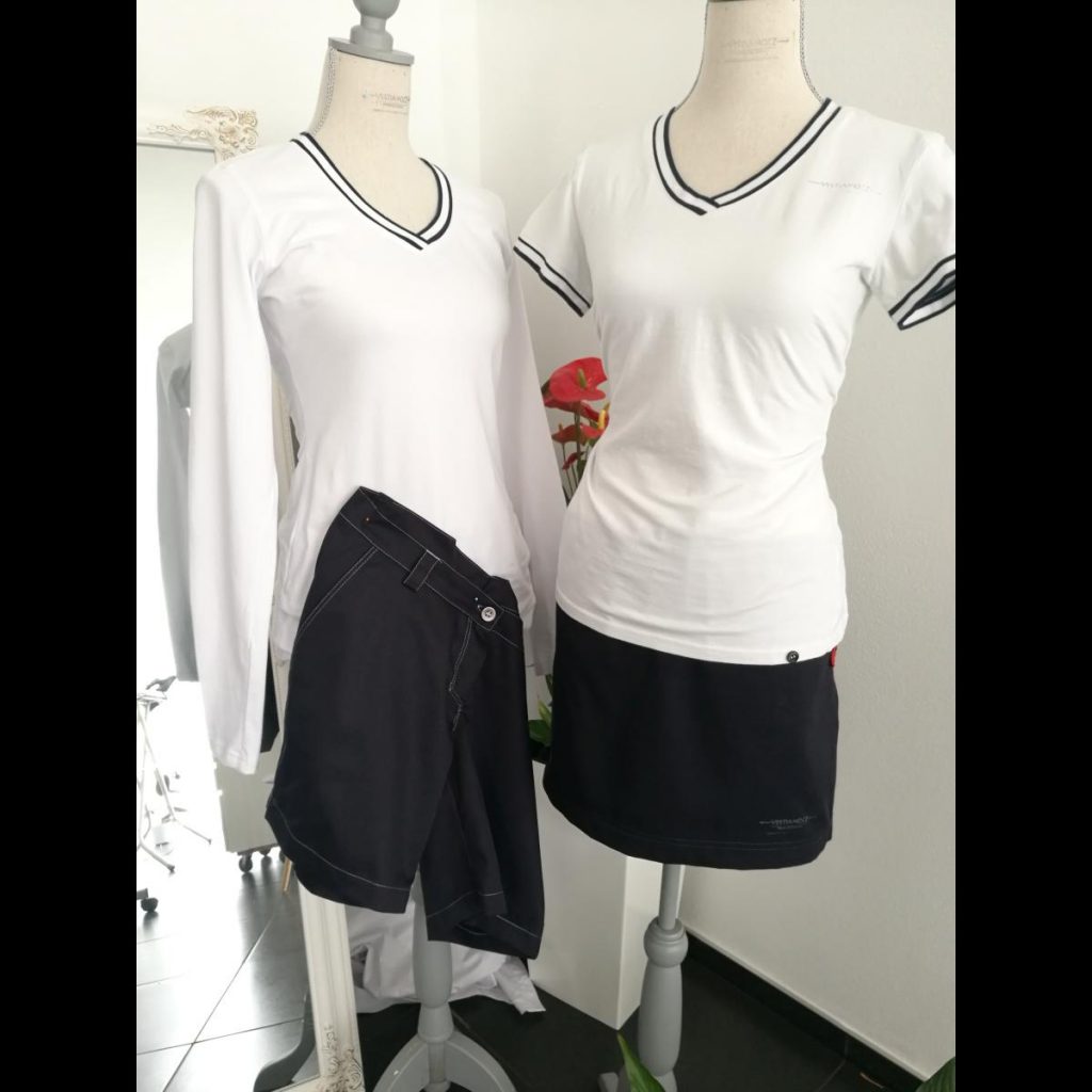 Tička, sukně a kalhoty